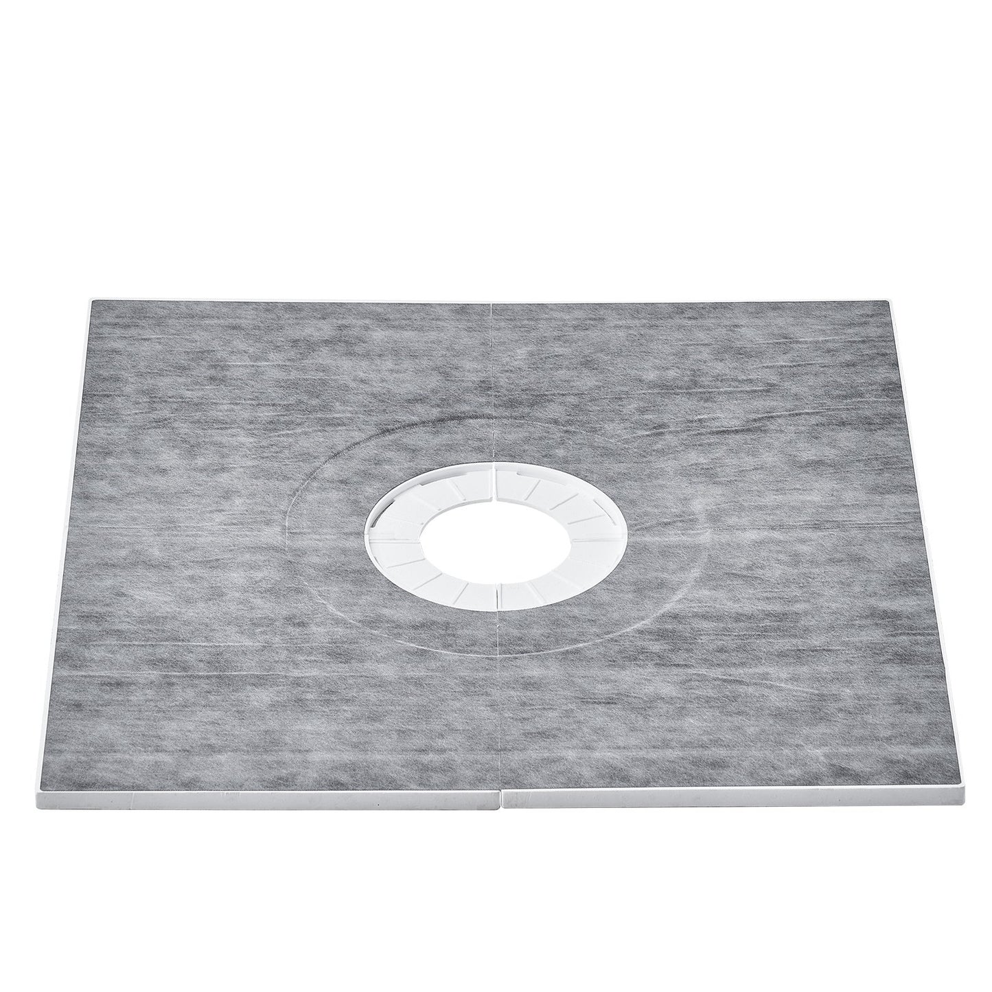 Shower edge kit, 914x914 mm shower tray kit with 160 mm central drain, lightweight EPS shower installation kits with 2 waterproof sheets, shower tray tilt rods Suitable for bathrooms