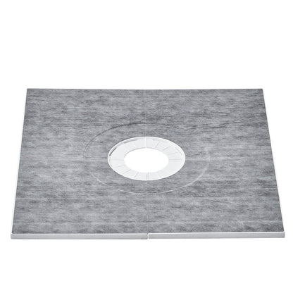 Shower edge kit, 914x914 mm shower tray kit with 160 mm central drain, lightweight EPS shower installation kits with 2 waterproof sheets, shower tray tilt rods Suitable for bathrooms