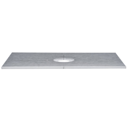 Shower edge kit, 1524x965 mm shower tray kit with 160 mm central drain, lightweight EPS shower installation kits with 2 waterproof cloths, shower tray tilt rods Suitable for bathrooms