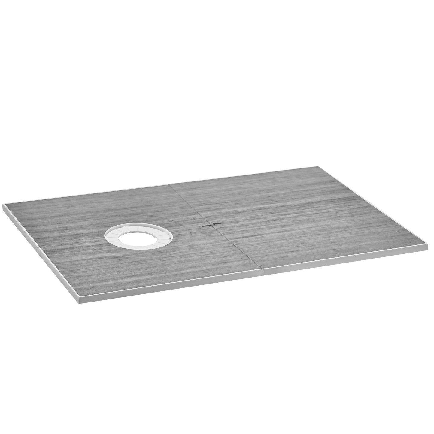 Shower edge kit, 1524x965 mm shower tray kit with 160 mm offset drain, lightweight EPS shower installation kits with 2 waterproof cloths, shower tray tilt rods Suitable for bathrooms