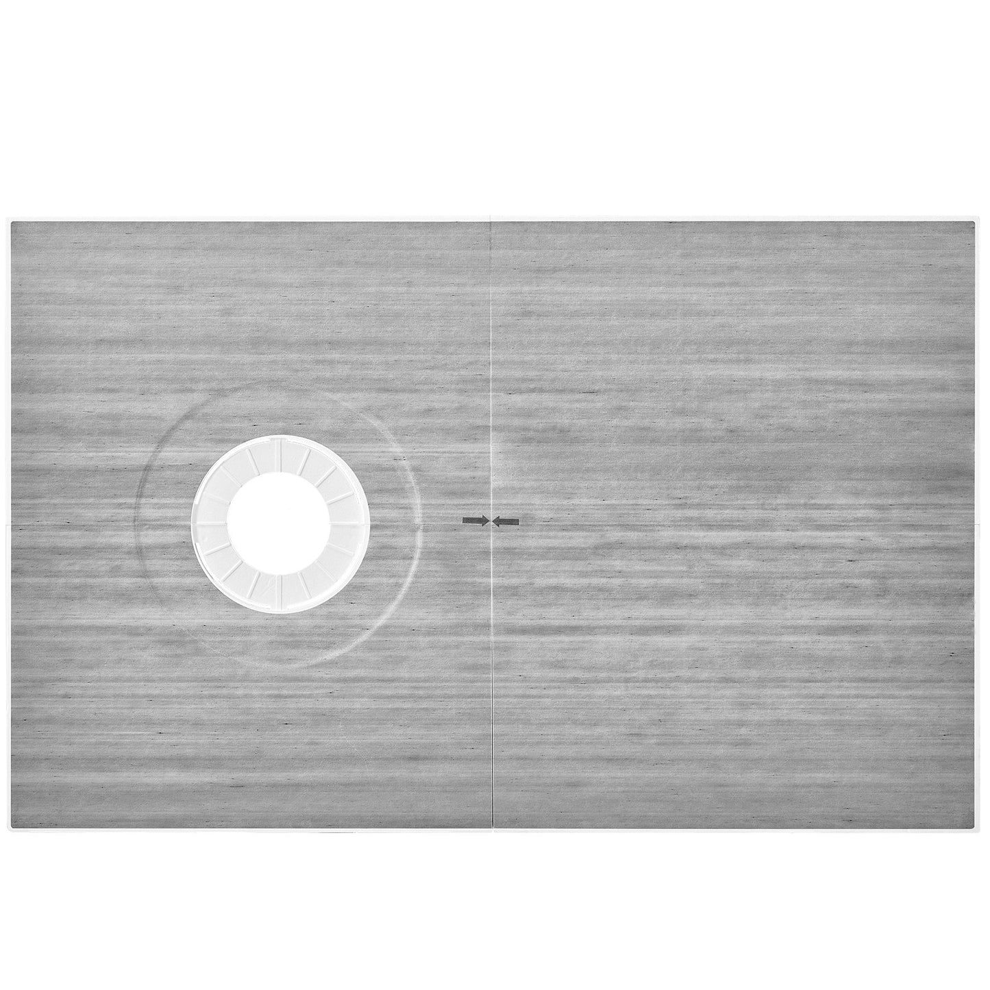 Shower edge kit, 1524x965 mm shower tray kit with 160 mm offset drain, lightweight EPS shower installation kits with 2 waterproof cloths, shower tray tilt rods Suitable for bathrooms