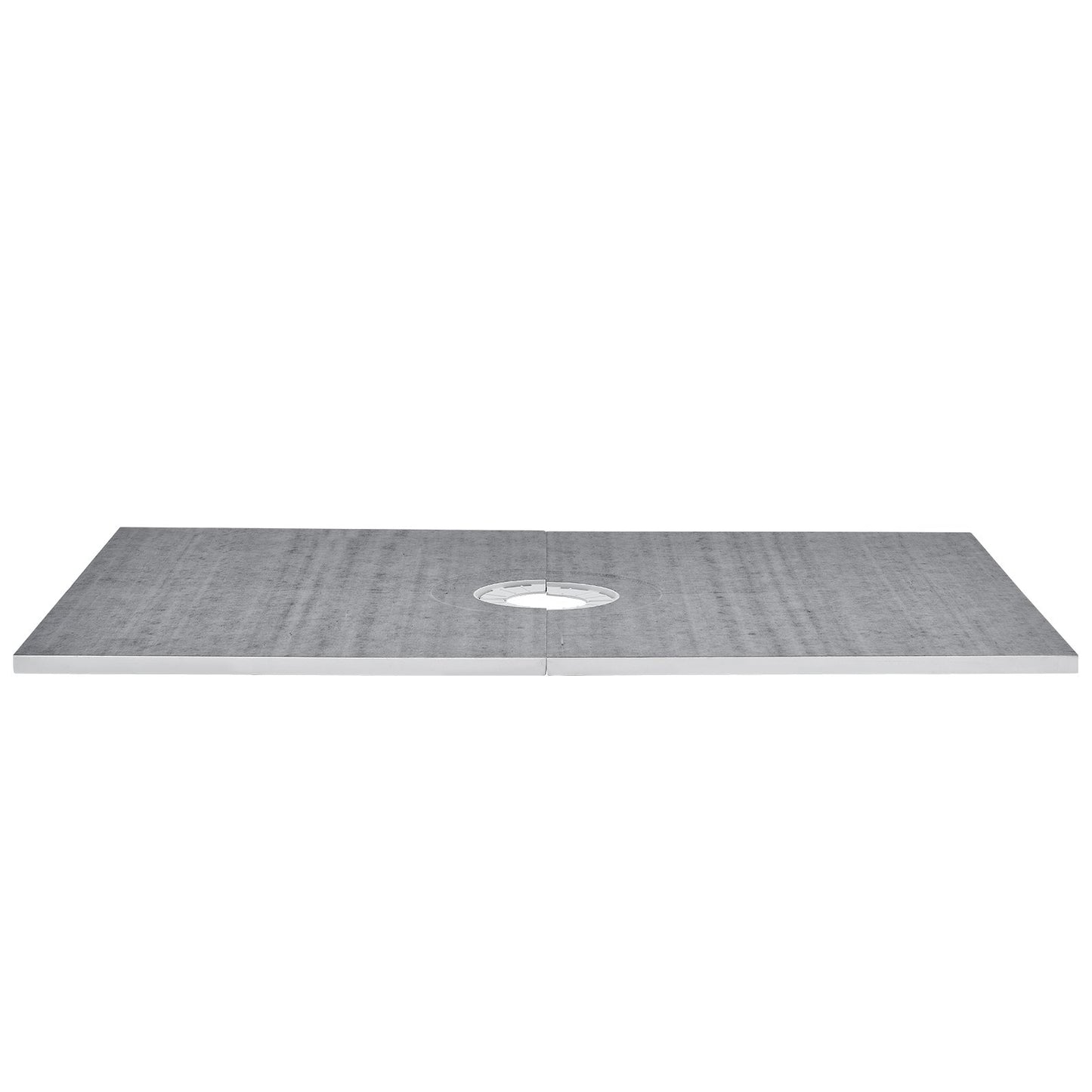 Duschkantskit, 1828x1828 mm duschkarsats med 160 mm centralt avlopp, lättvikts EPS-duschinstallationssatser med 2 vattentäta dukar, lutningsstavar för duschkar Passar för badrum