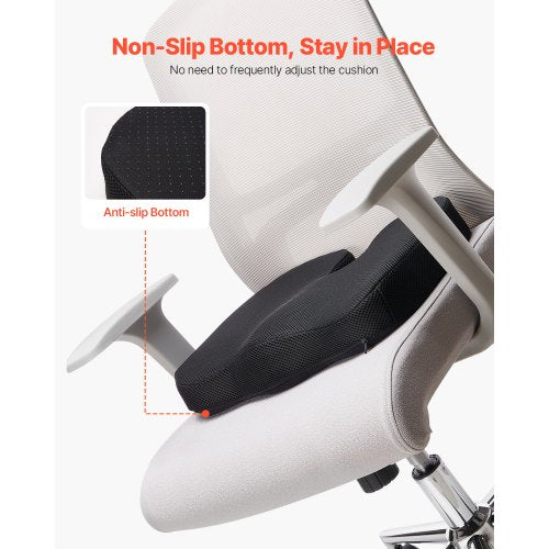 Sittdyna Memory Foam Sittdyna Stoldyna för rygg och höft tryckavlastning