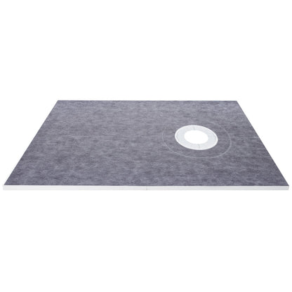Waterproofing Shower Kit Shower Kit Bricka 38''x60'' med Offset Drain ABS