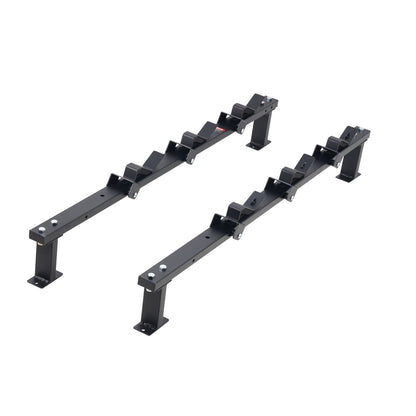 Trimmerställ, 3-places Weeder Trimmer Rack, Trimhållare Trailer Rack med zinklegering lösenordslås, väggmonterad eller monterad på sluten trailer Landskap Weed Eater, par