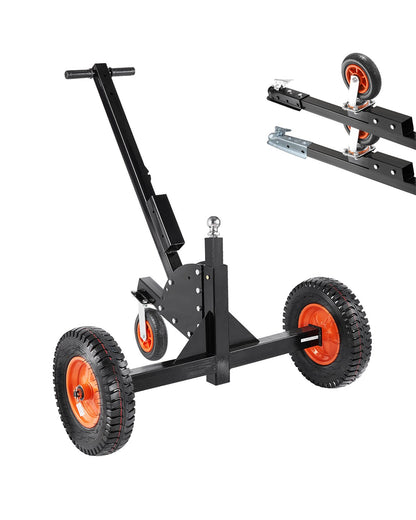 1500lbs 2-in-1 Trailer Dolly 22 and 26 in Adjustable Height 2-inch Ball with Wheels