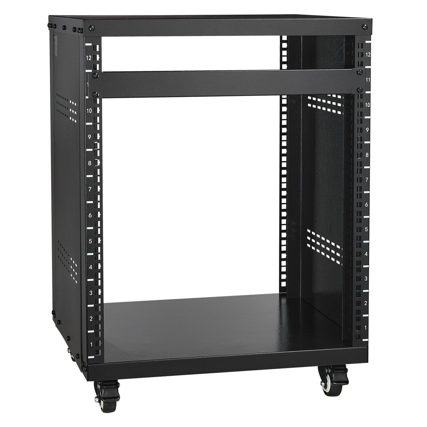 12U AV Rack Stativ 500 lbs Kapacitet Nätverk Stereo Recording Studio Rack