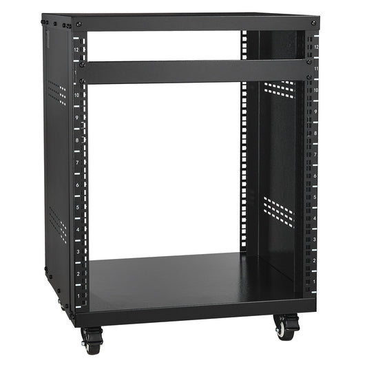 12U AV Rack Stativ 500 lbs Kapacitet Nätverk Stereo Recording Studio Rack