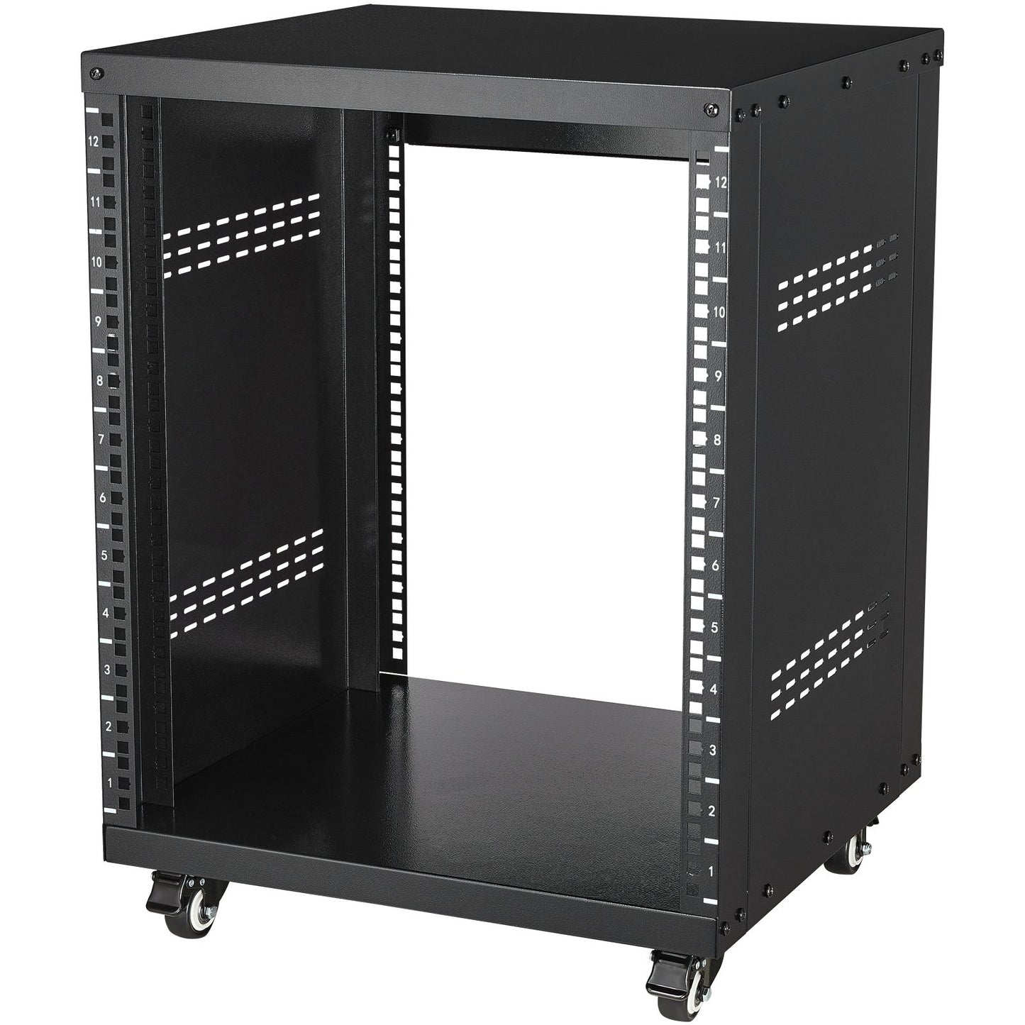 12U AV Rack Stativ 500 lbs Kapacitet Nätverk Stereo Recording Studio Rack