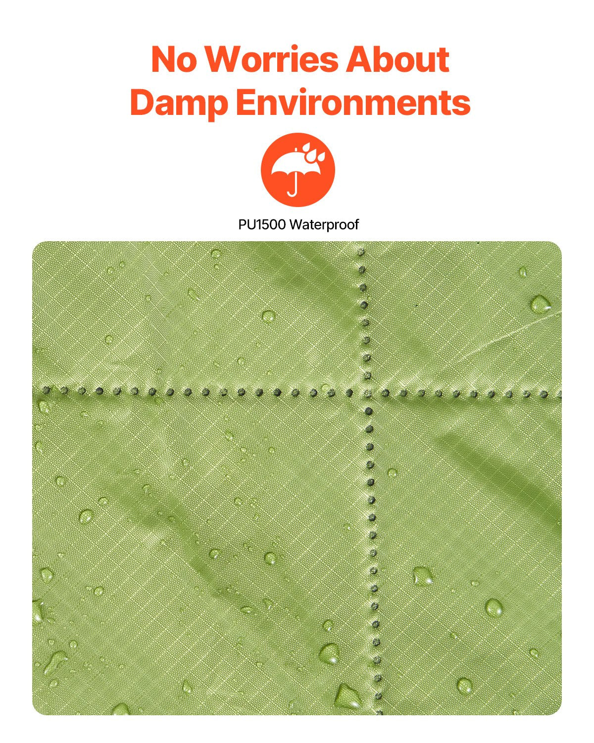 Campingfilt 82" x 55" Warm Stadium Filt 330GSM Outdoor Travel