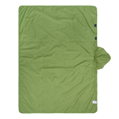 Campingfilt 79" x 59" Bärbar varm stadionfilt utomhus ljusgrön