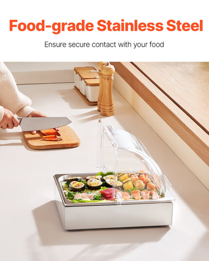 Countertop Food Serving Containers Spices with Lids