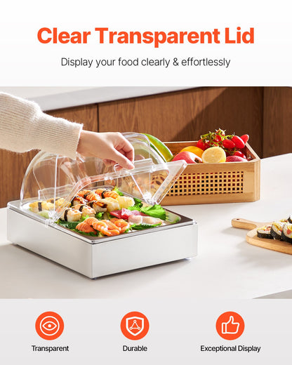 Countertop Food Serving Containers Spices with Lids