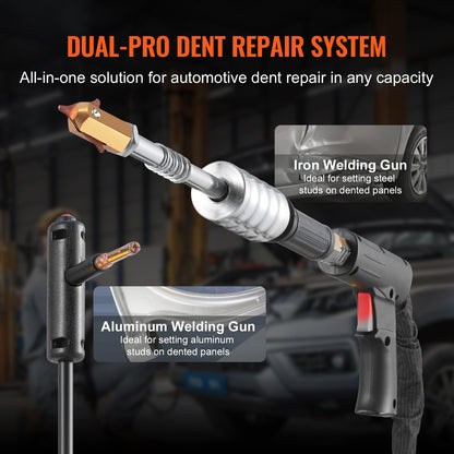 Dual Pro Stud Welder Professional 5KW Welder for Steel and Aluminum Panels