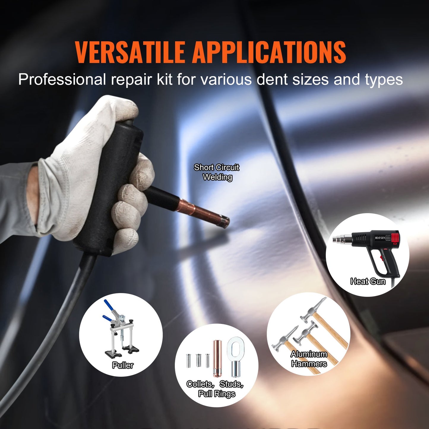 Spot welder dent 300W stud welder dent repair for aluminum car body