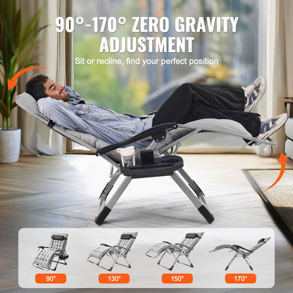 Zero Gravity Chair 33" Zero Gravity Recliner Lounge Chair Indoor and Outdoor