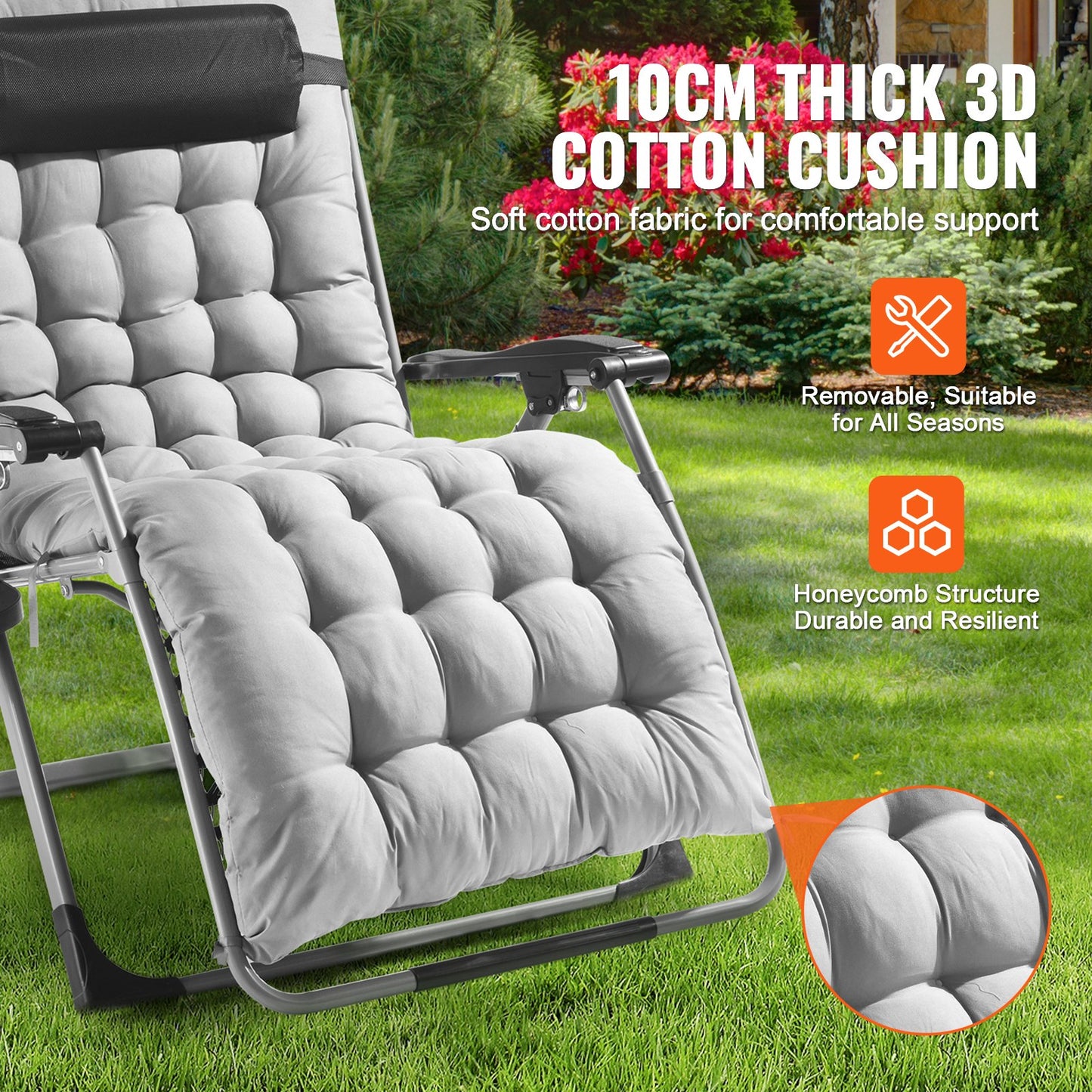 Zero Gravity Chair 33" Zero Gravity Recliner Lounge Chair Indoor and Outdoor