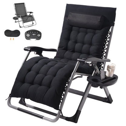 Zero Gravity Chair 33" Zero Gravity Recliner Lounge Chair inomhus och utomhus
