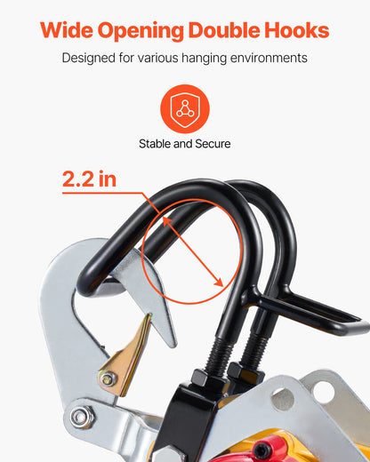 2-in-1 Portable Electric Lifting Winch 1100LBS Wired/Wireless Remote Control