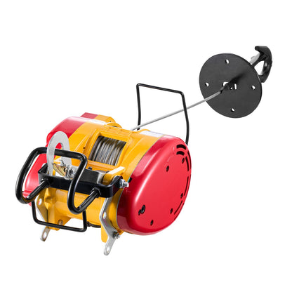 2-in-1 Portable Electric Lifting Winch 1100LBS Wired/Wireless Remote Control