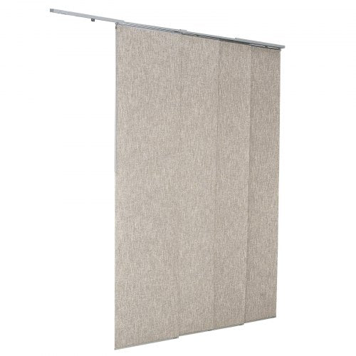 Panelskena Persienner Utdragbara Skenor 116 cm till 218 cm B Kan Kantklippas Brun