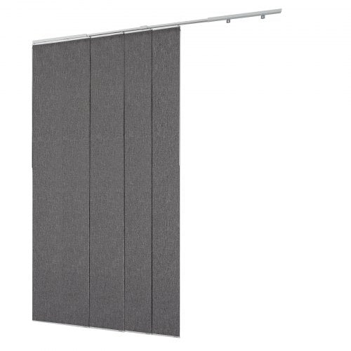Panelskena Persienner Utdragbara Skenor 116 cm till 218 cm B Kan Kantklippas Mörkgrå