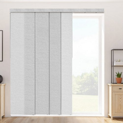 Flächenvorhang Rollo Rollo Rolloschienen 116cm bis 218cm B ablängbar grau