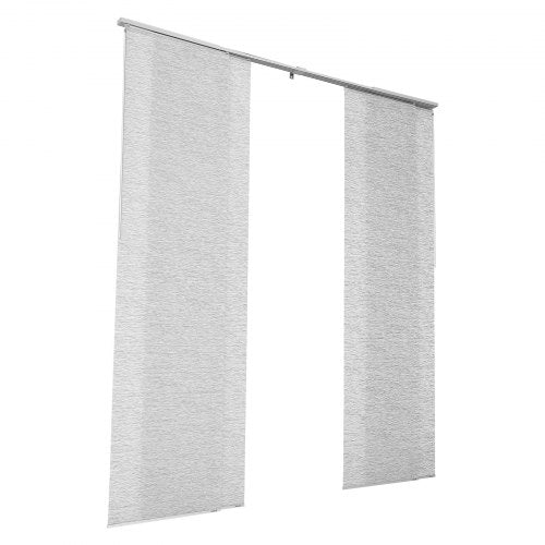 Flächenvorhang Rollo Rollo Rolloschienen 116cm bis 218cm B ablängbar grau