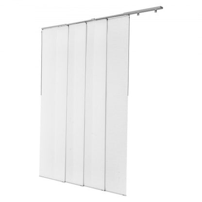 Panelskena Persienner Utdragbara Skenor 116 cm till 218 cm B Kan Kantklippas Vit