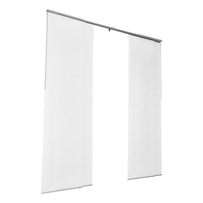 Panelskena Persienner Utdragbara Skenor 116 cm till 218 cm B Kan Kantklippas Vit