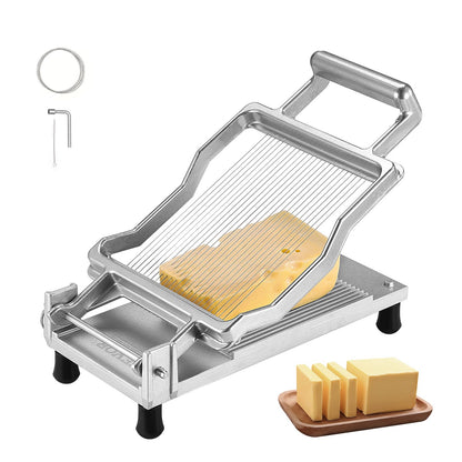 Ostskärare med Wire Cheeser Smörskärning 0,2" tunn ostskärare