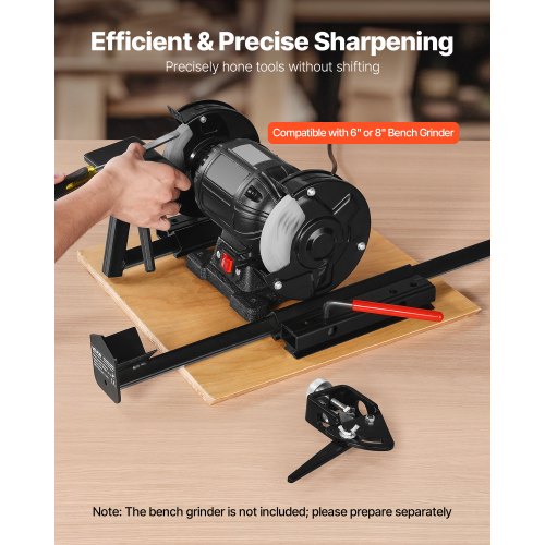 Multi-Grind slipningssystem Vari-Grind jigg för 6" och 8" bänkslipmaskiner
