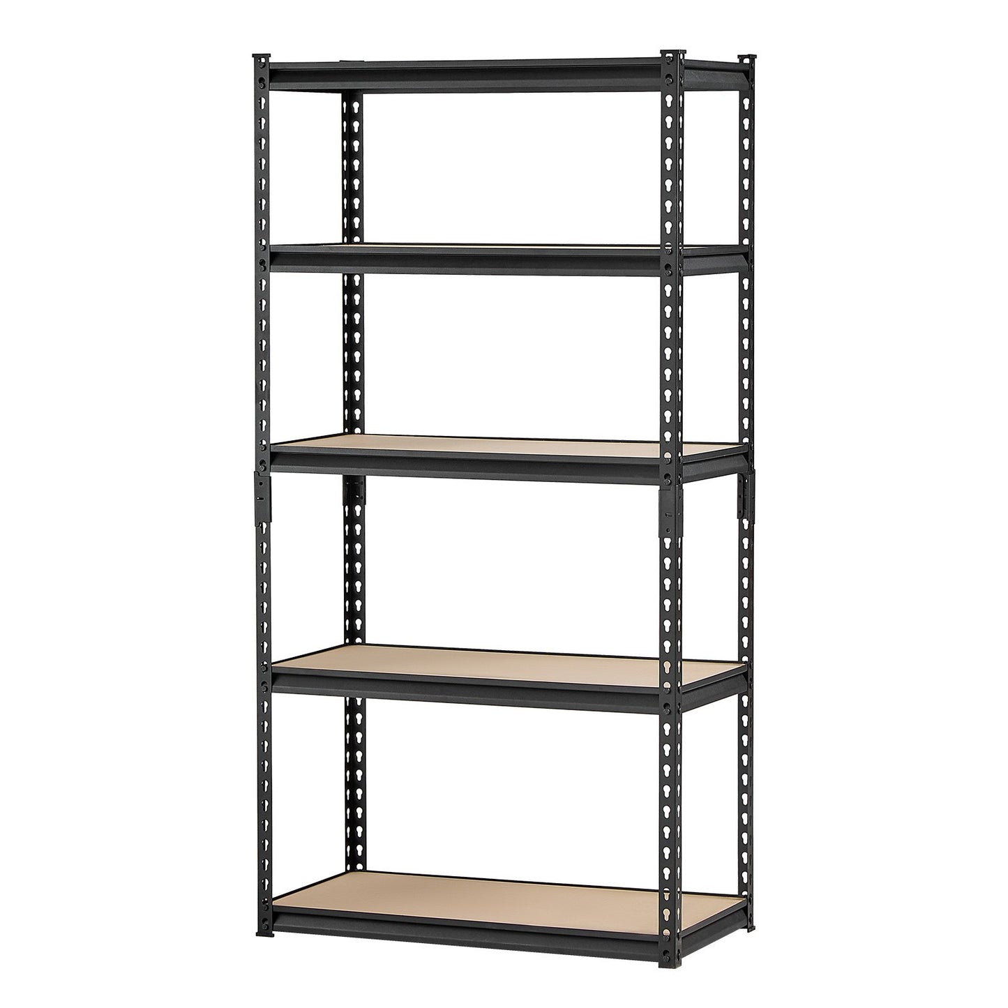 Förvaringshyllor 16" D x 32" B x 62,8" H 5-vånings Garage Förvaringshyllor