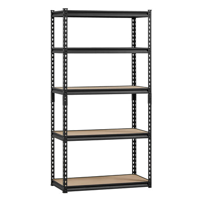 Förvaringshyllor 16" D x 32" B x 62,8" H 5-vånings Garage Förvaringshyllor