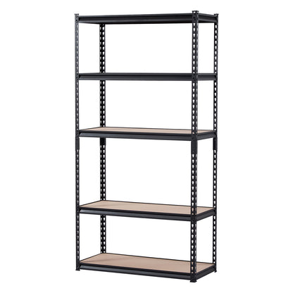 Storage Shelves 16" D x 36" W x 71.4" H 5-Tier Garage Storage Shelves