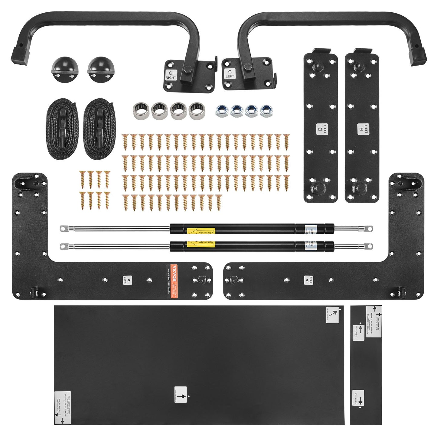 Murphy Bed Kit Queen Deluxe DIY Wall Bed Mechanical Hardware Kit Vikbar