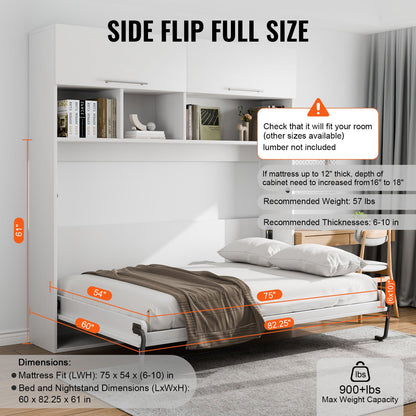 Murphy Bett Kit Volle Deluxe DIY Wand Bett Mechanische Hardware Kit Faltbare