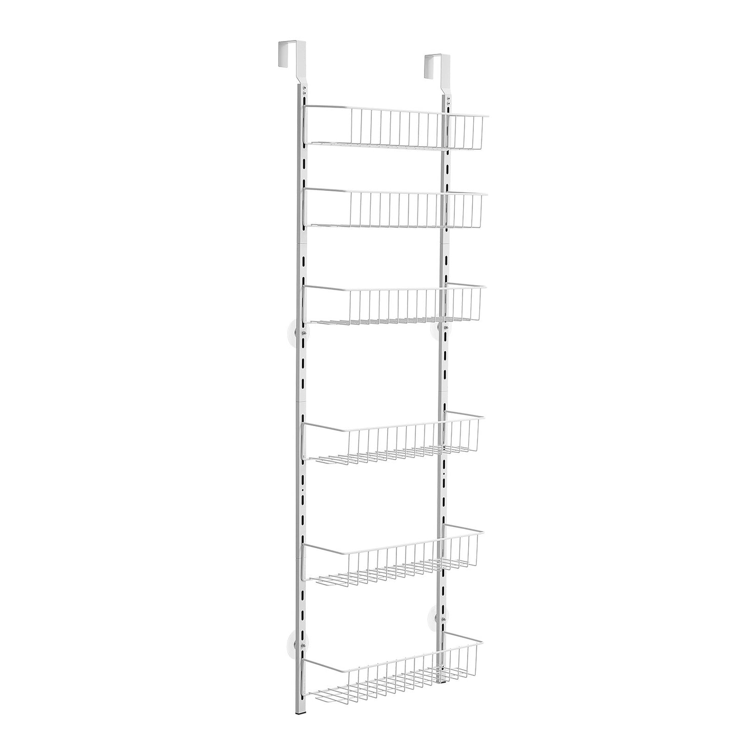 6-Tier Over the Door Pantry Organizer Hanging Storage Rack Adjustable