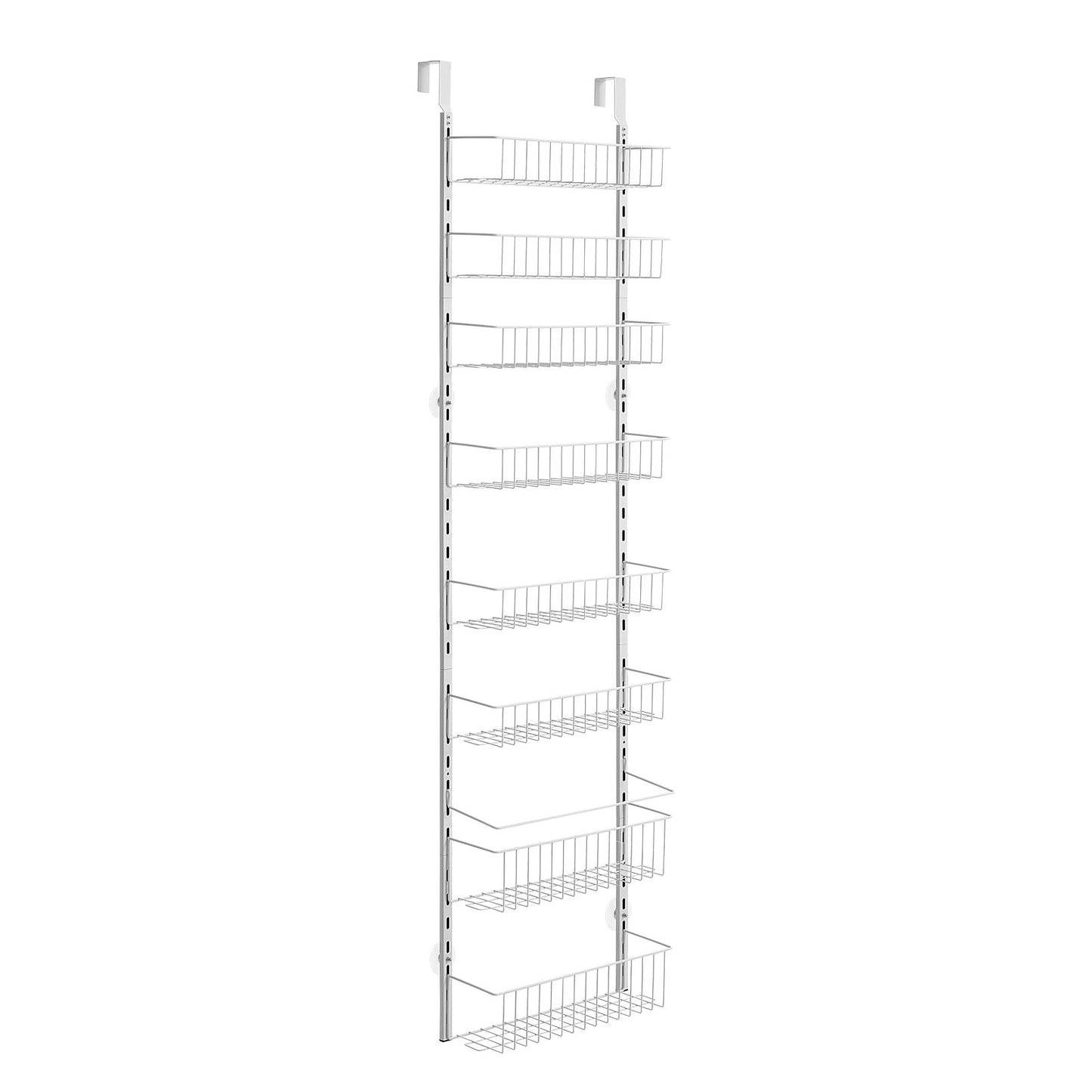 8-Tier Over the Door Pantry Organizer Hanging Storage Rack Adjustable