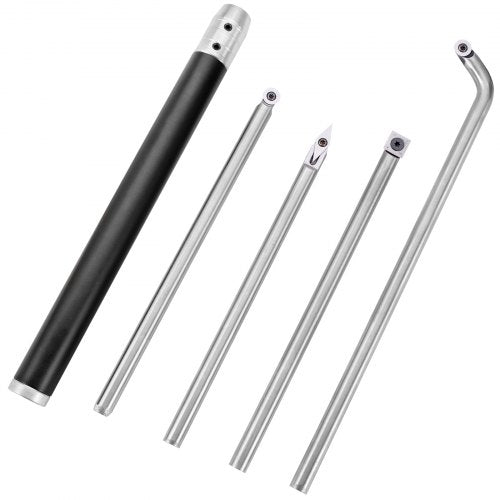 wood turning tools for lathe 4-PCS, carbide turning tools with diamond shape, round, square cutters Interchangeable lathe turning chisels with grip handle Turning tools for hobby-crafts-hobbyists | EU