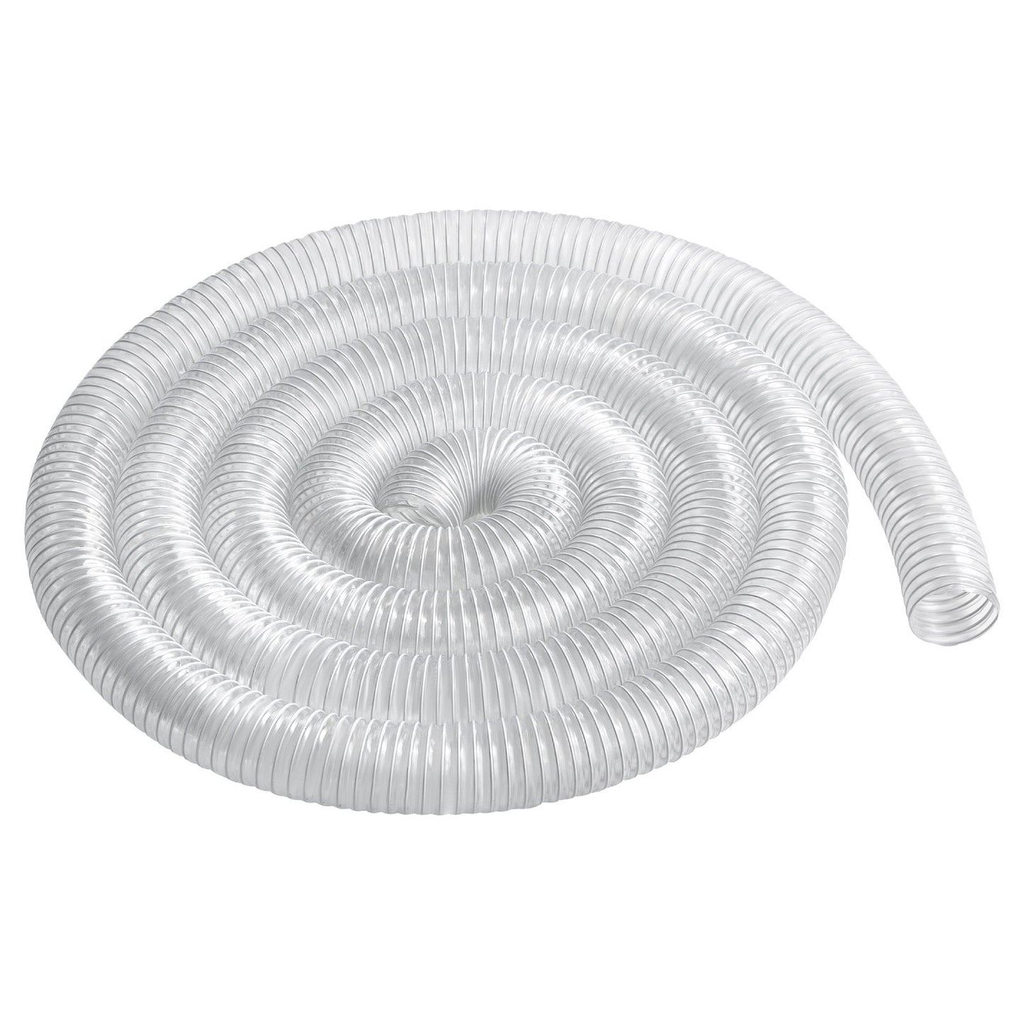 2,5" x 20" dammuppsamlingsslang Förtjockad PVC flexibel klar slang
