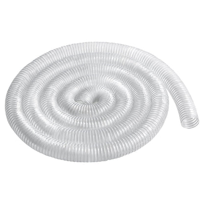 2,5" x 20" dammuppsamlingsslang Förtjockad PVC flexibel klar slang