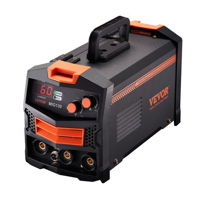 MIG Welder 130 Amp Gasless Flux Core Mig-svetsmaskin med IGBT-växelriktare
