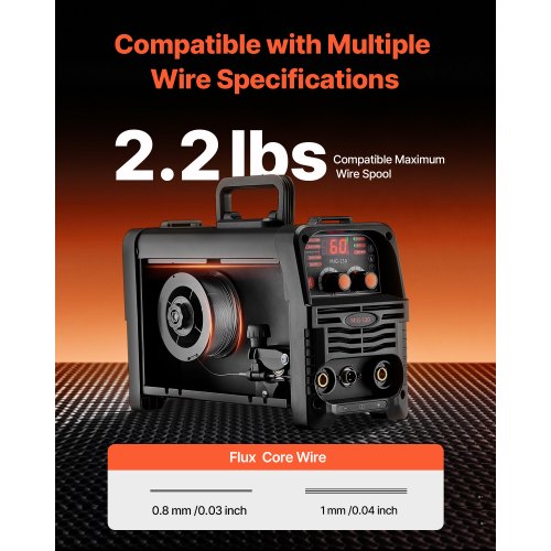 MIG-svets 130 Amp Mig-svetsmaskin 3-i-1 flusskärna MIG/elektrod/lyft-TIG |  EU