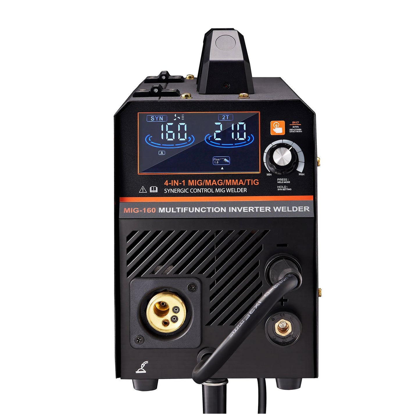 MIG Welder 160A welding machine 4-in-1 Gas/Flux Core MIG/Stick/Lift TIG
