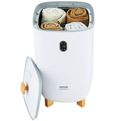35L Large Towel Drying Bucket with LED Screen Drying Function &amp; Timer White