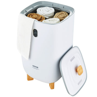 35L Large Towel Drying Bucket with LED Screen Drying Function &amp; Timer White