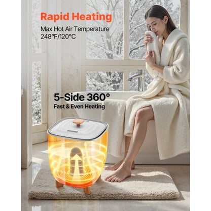 25L towel warmer bucket with LED display timer and temperature setting grey | EU