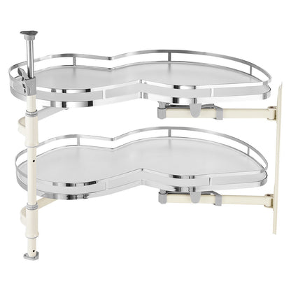 2 Tier Swing Right Blind Corner Cabinet Pull Out Soft Close Organizer