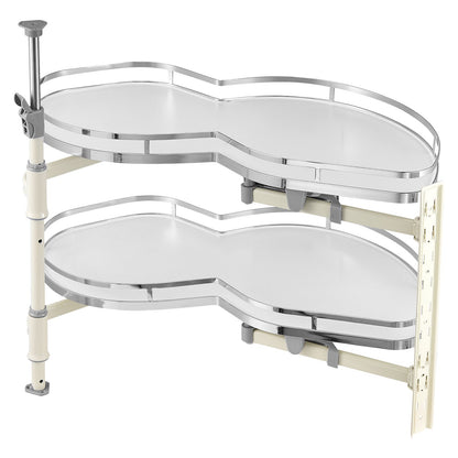 2 Tier Swing Right Blind Corner Cabinet Pull Out Soft Close Organizer